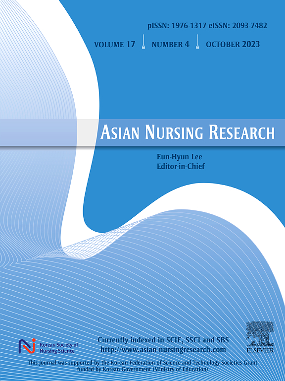 Go to journal home page - Asian Nursing Research